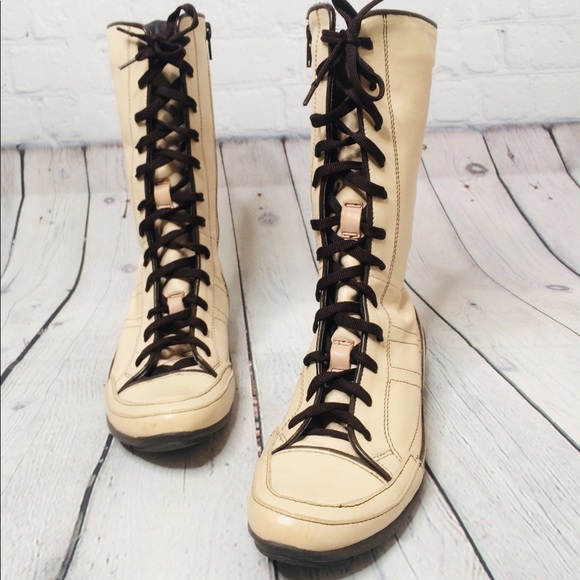 Khrio retro lacy up boots - Picture 2 of 9